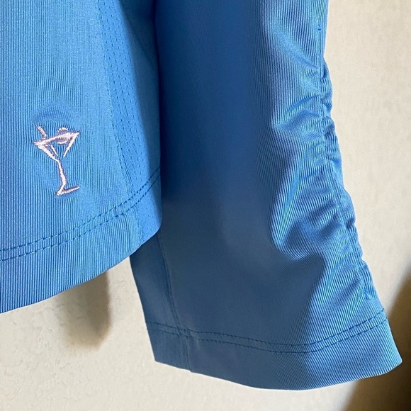 GOLFTINI Ladies Zone Performance Shirt Team 365 Quarter Zip Blue UPF 30+ XXL NWT - Picture 8 of 10